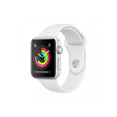 Apple - Apple Watch Series 3 with White Sport Band