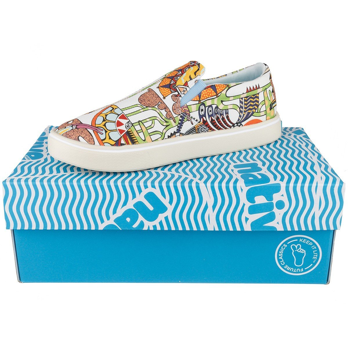 Native Shoes Miles Denim Print