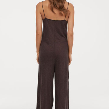 Linen-blend jumpsuit